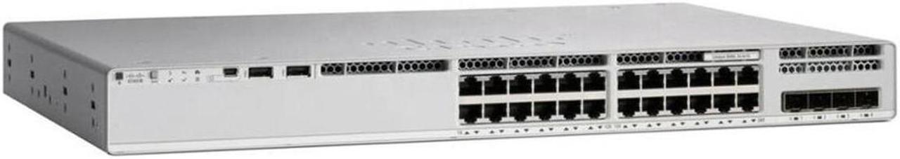 Catalyst C9200L-24P-4X-E - Network Essentials - Switch - 24 Ports - Rack-mountable