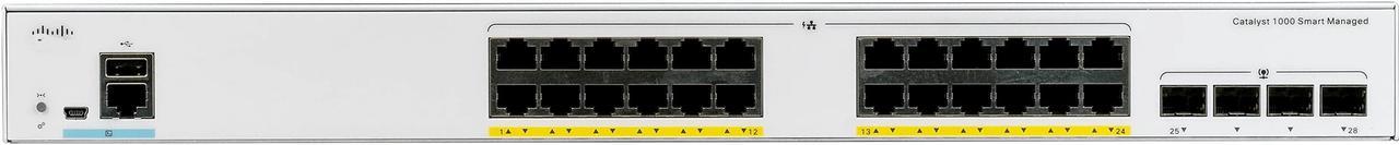 Catalyst C1000-24T-4G-L - switch - 24 ports - managed - rack-mountable