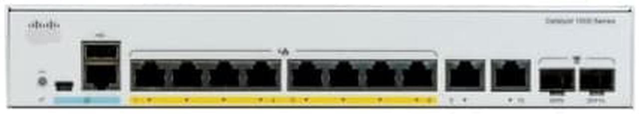 Catalyst 1000-8FP-E-2G-L - switch - 8 ports - managed - rack-mountable