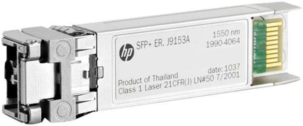 HP J9153A X132 10G SFP+ LC ER Transceiver 10 Gbps Gigabit Ethernet