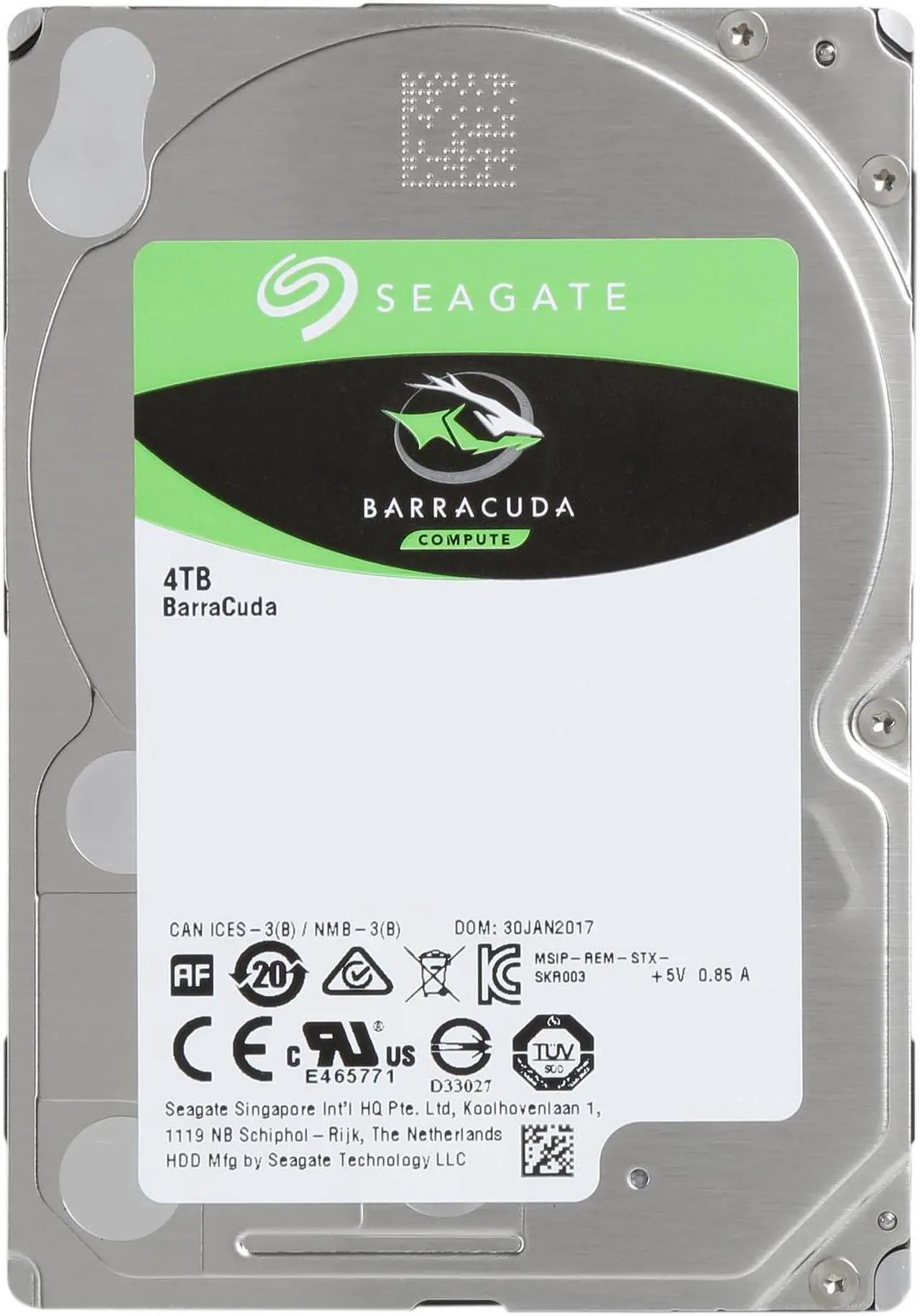 Alt view image 2 of 6 - Seagate 4TB BarraCuda 5400 RPM 128MB Cache SATA 6.0Gb/s 2.5" 15mm Laptop Internal Hard Drive ST4000LM024
