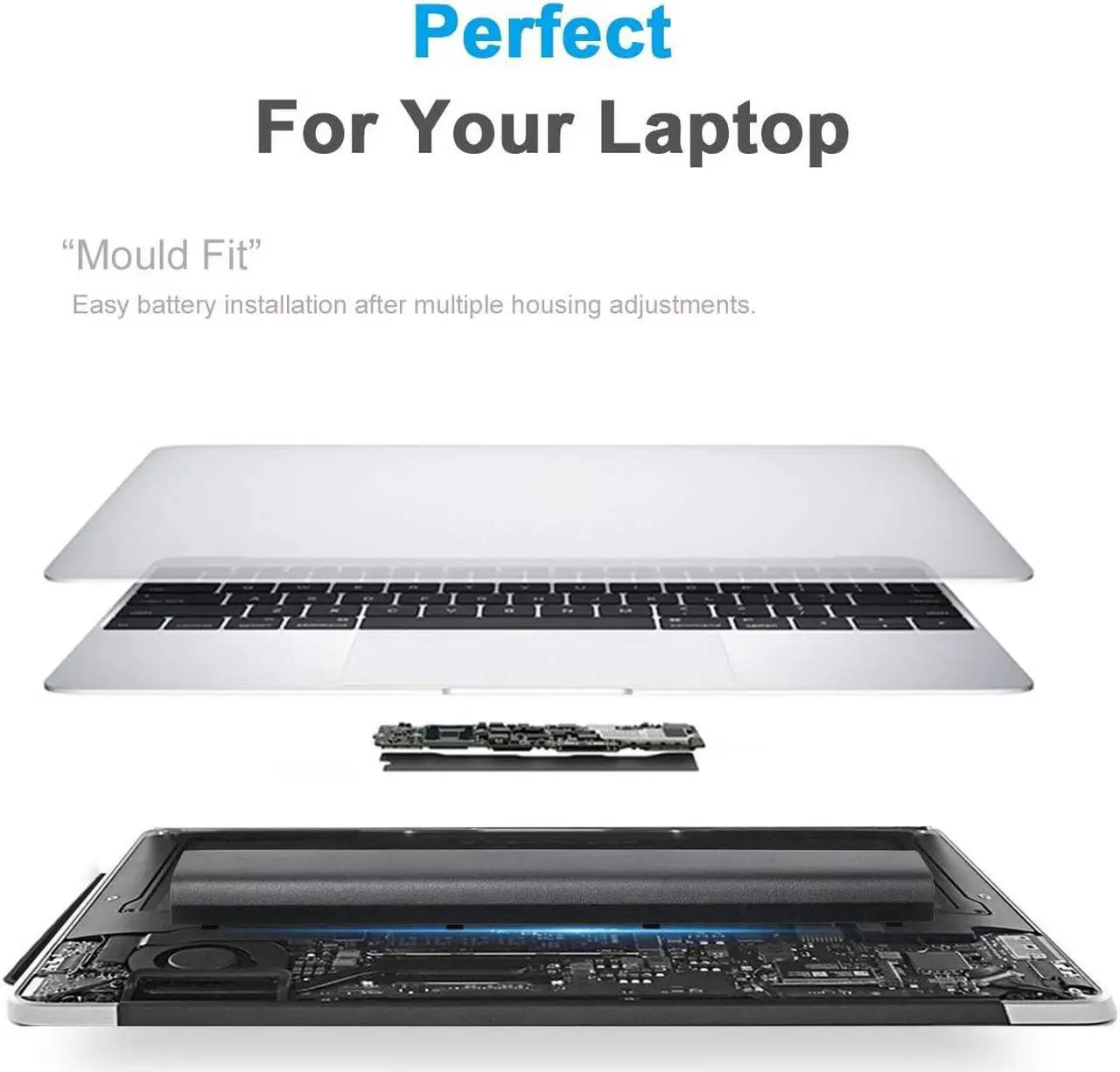 Alt view image 6 of 7 - New RI04 RI06XL Laptop Battery for HP ProBook 450 455 470 G3 Series,Envy 15-Q001TX,805294-001 811063-421 805047-851 HSTNN-PB6Q HSTNN-DB7B HSTNN-Q94C HSTNN-Q95C HSTNN-Q97C HSTNN-LB6Z P3G15AA Notebook
