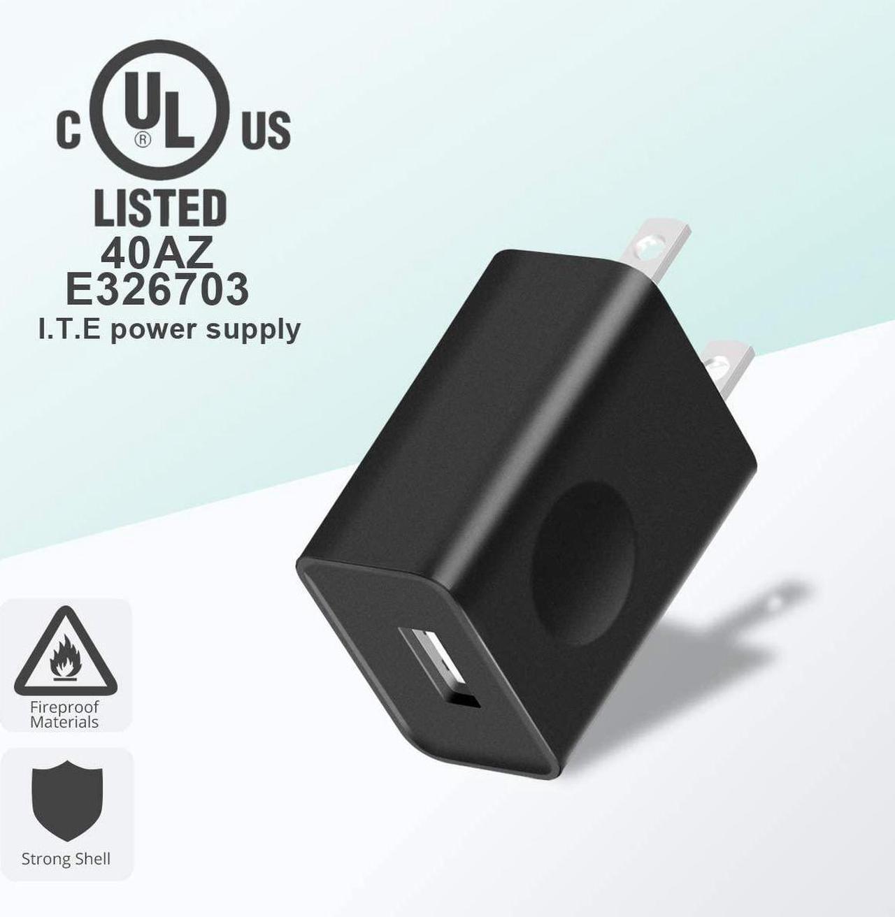 Alt view image 2 of 7 - FONKEN USB Wall Charger, 3-Pack 5V 2A Power Adapter Universal Travel USB Plug Cell Phone Block Cube Compatible With iPhone, iPad, Google Nexus, Samsung, LG, HTC, Moto, Kindle and More