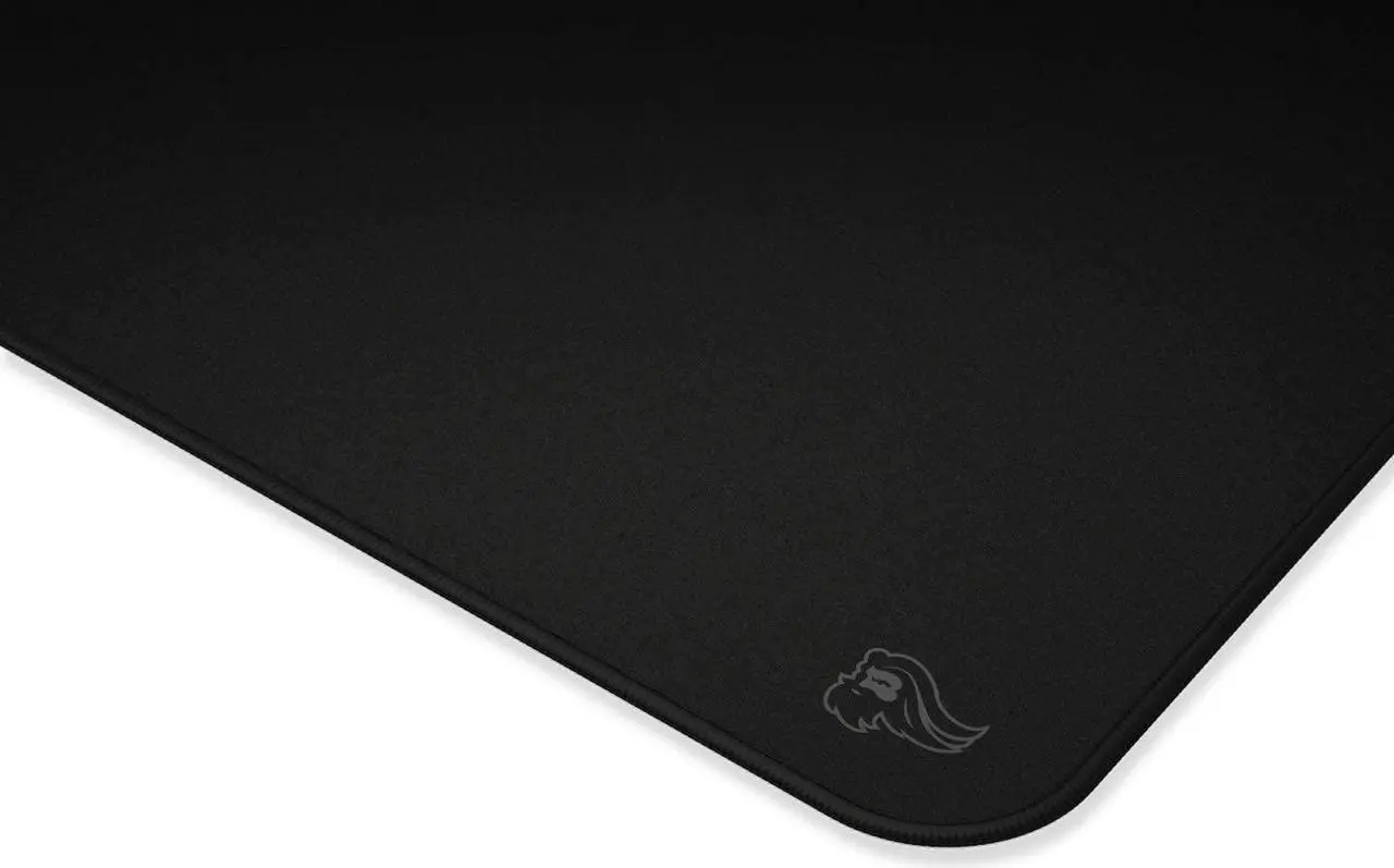 Alt view image 3 of 7 - 3XL Extended Gaming Mouse Mat/Pad - Stealth Edition - Large Wide (3XL Extended) Black Cloth Mousepad Stitched Edges | 24x48 (G-3XL-STEALTH)