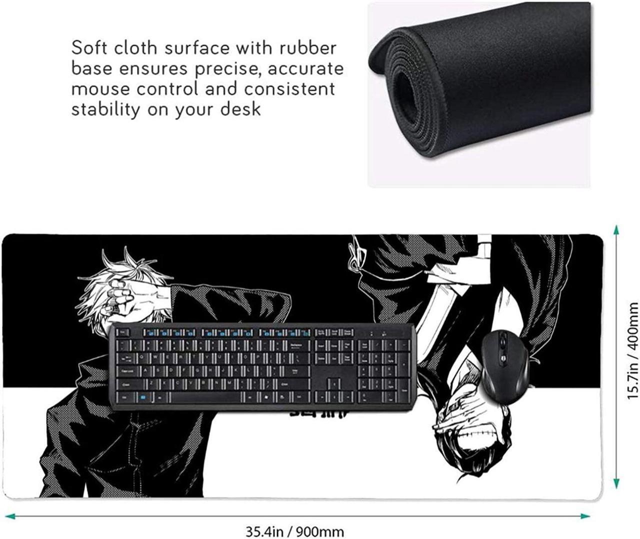 Alt view image 2 of 5 - Jujutsu Kaisen Mouse pad15.7  35.4 Inch Non-Slip Mouse Mat Personalized Desk Pad Stylish Desk Mat for Office Computer Professional Esports 15.7  35.4 Inch