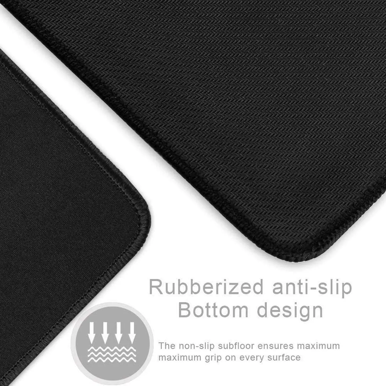 Alt view image 6 of 7 - Extra Large Gaming Mouse Pads/Extended Protective Office Desk Mouse Mat Non-Slip Professional Precision Tracking Surface (23.6 x 11.8) for PC Computer Laptop(60x30 Black001)