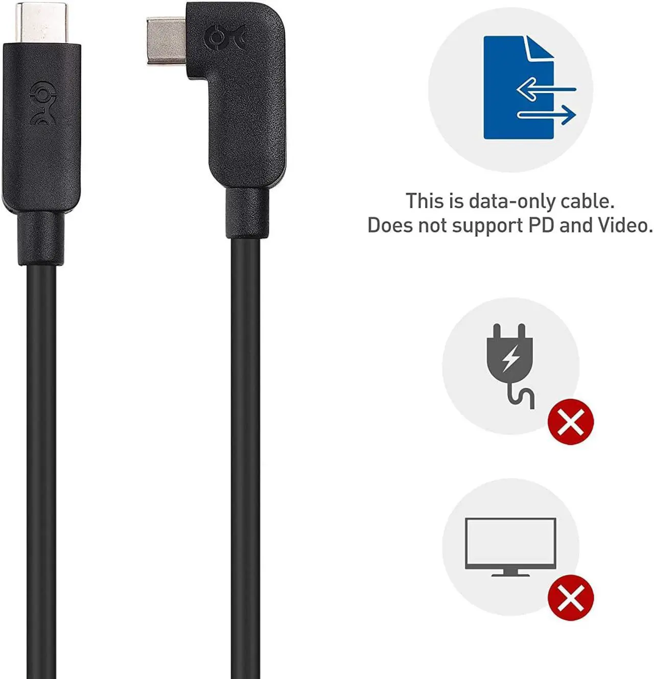 Alt view image 6 of 7 - Cable Matters Unidirectional Active USB C Cable 16.4 ft for Oculus Quest 2 Headset and Hard Drives (Compatible with Oculus Link Cable) in 5 Meters / 16.4 Feet - Not Work with Monitors or Docks