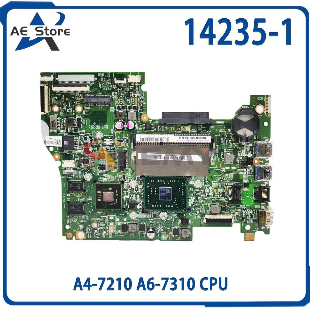 Main image of Model3(DIS A4-7210 15inch)
For  S41-35 S41-75 500-14ACL Flex3-1435 Mainboard 14235-1 Laptop Motherboard With A4-7210 A6-7310 CPU ed OK