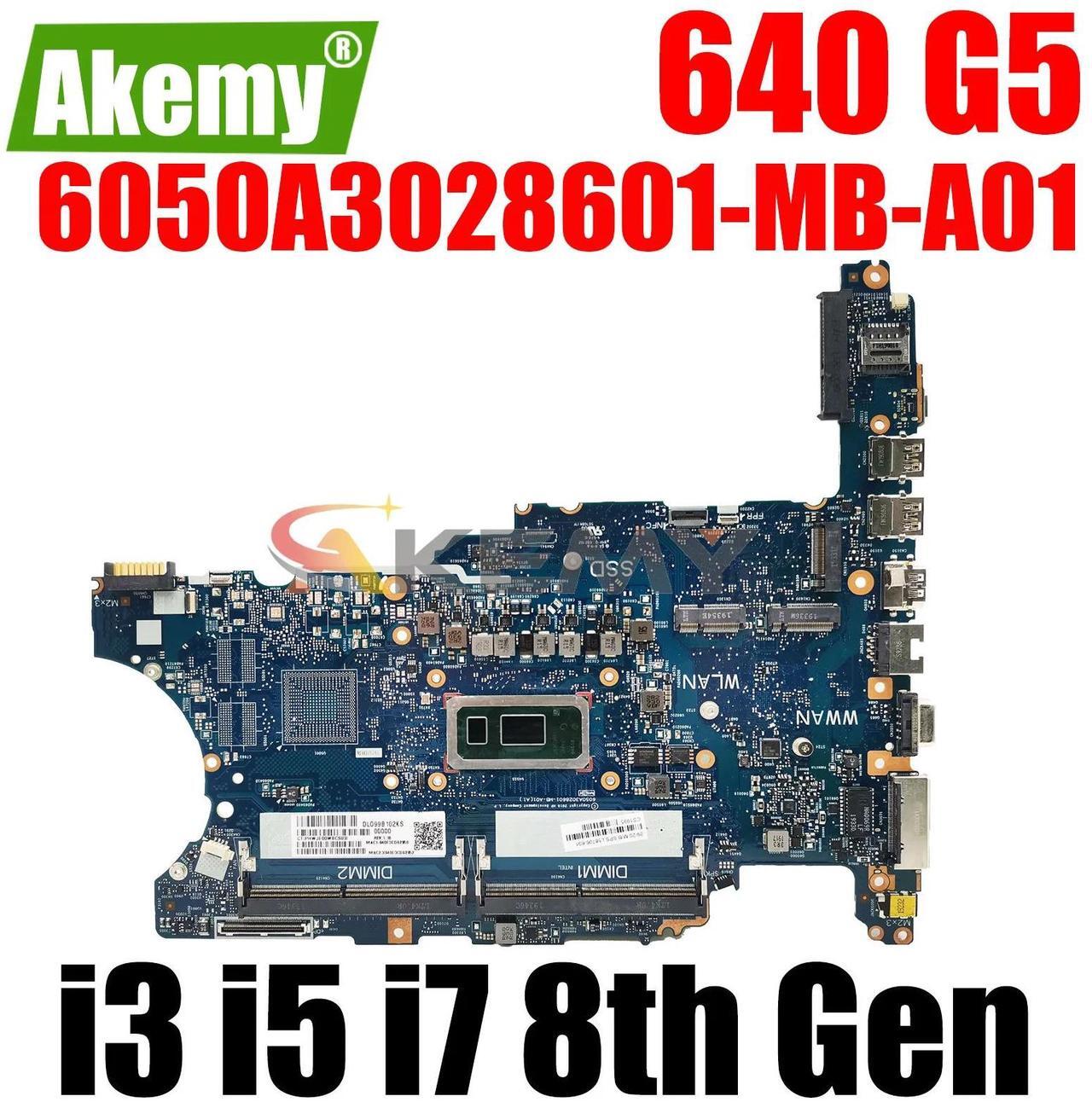 Alt view image 2 of 6 - Model7(DIS V2G I5-8365U)
For  640 G5 Laptop Motherboard 6050A3028601 L58706-001 L58708-601 L58710-601 L58709-601 i5 i7 8th Gen Mainboard Probook 640-G5