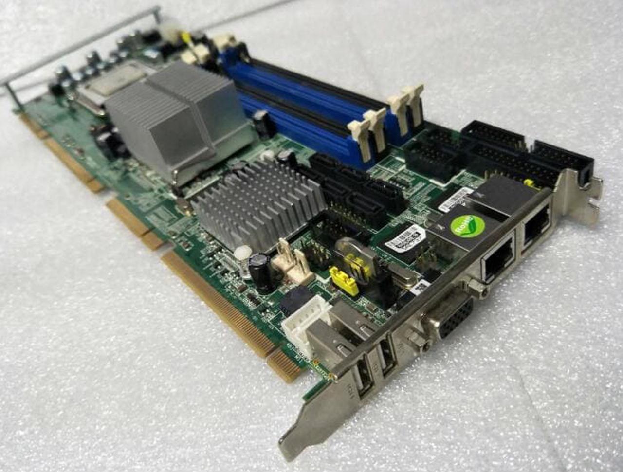 100% OK IPC Board SHB101 Rev.A1-RC Full-size CPU Card PCI-E PCI Industrial Embedded Mainboard PICMG 1.3 With CPU RAM 2*LAN