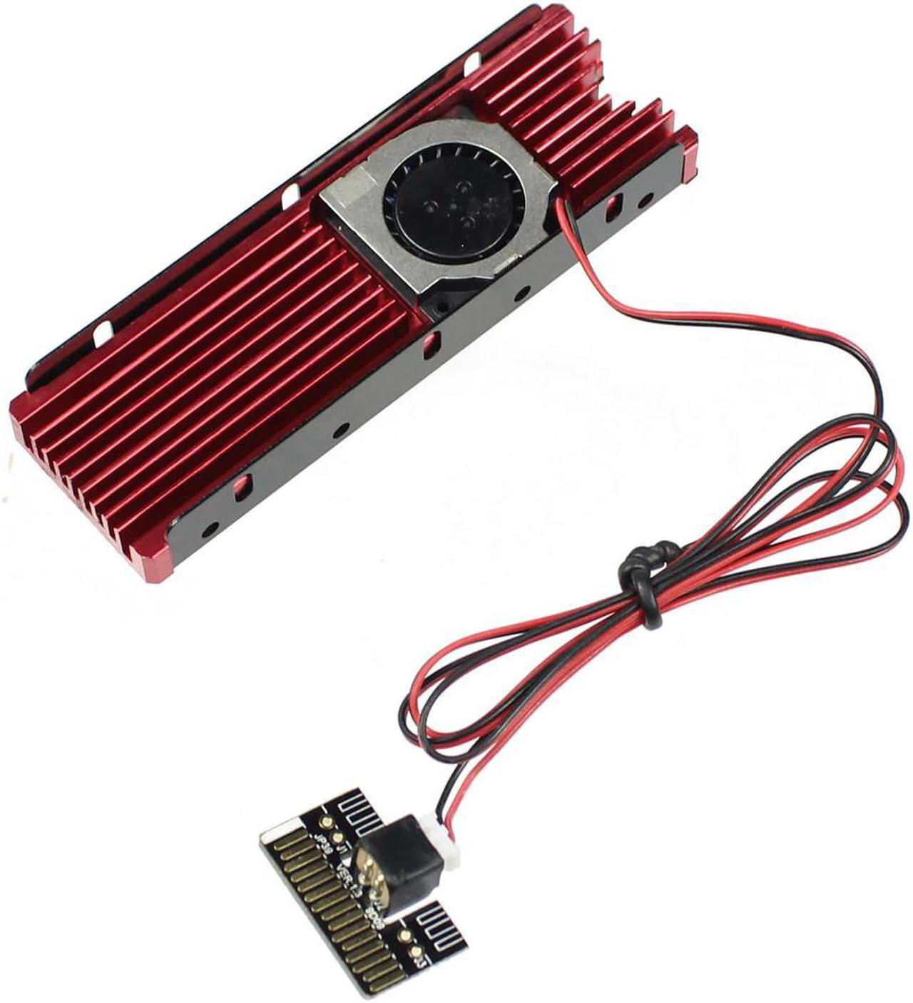 Main image of JEYI Cooling Warship Fan for NVME for NGFF M.2 Heatsink 2280 ssd Metal Sheet Thermal Conductivity Silicon Wafer Fan Heatsink
