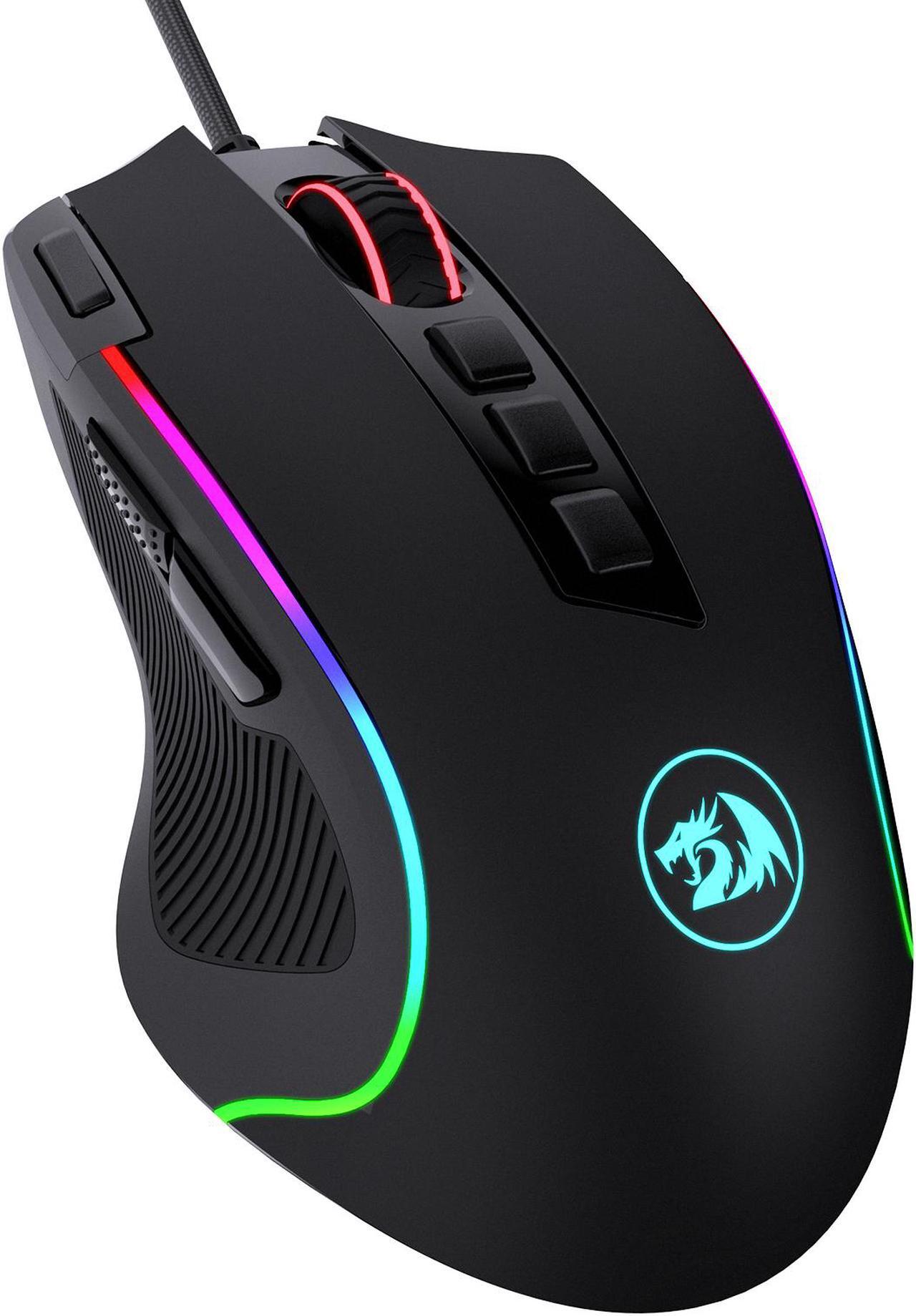 Main image of Redragon M612 Predator RGB Gaming Mouse, 8000 DPI Wired Optical Gamer Mouse with 11 Programmable Buttons & 5 Backlit Modes, Software Supports DIY Keybinds Rapid Fire Button