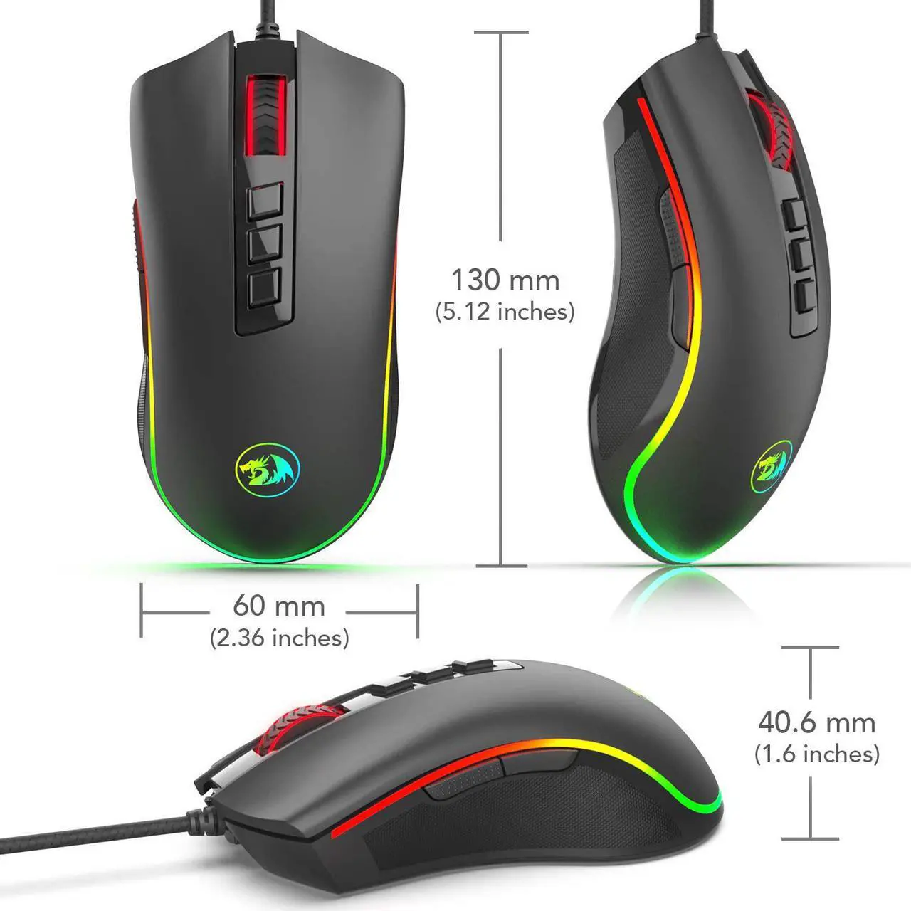 Redragon M711 Cobra Gaming Mouse - Thumbnail 4