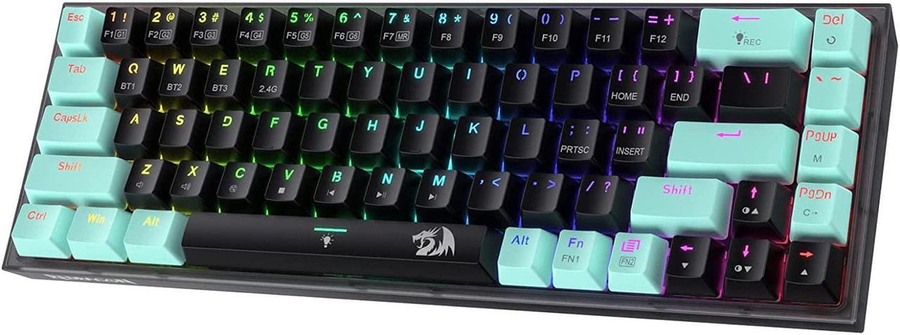 Main image of Redragon K631 PRO SE 65% 3-Mode Wireless RGB Gaming Keyboard, 68 Keys Hot-Swappable Compact Mechanical Keyboard w/Hot-Swap Free-Mod PCB Socket & Translucent Board, Custom Quiet Linear Switch
