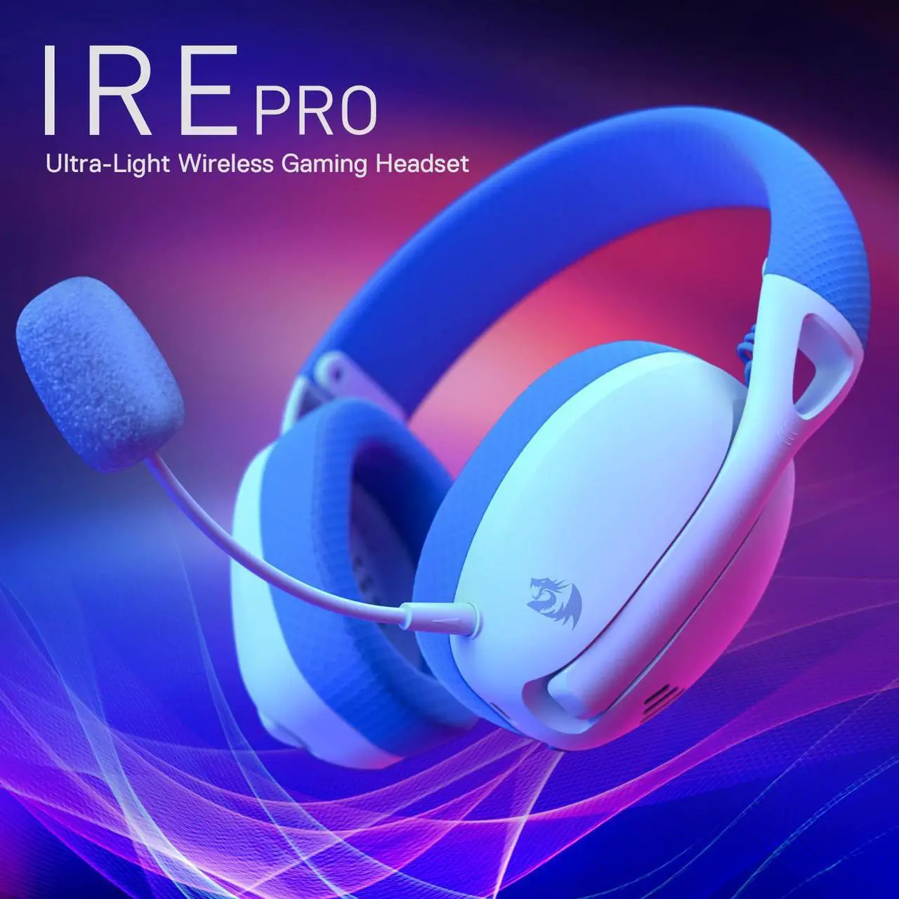 Alt view image 2 of 7 - Redragon H848 Bluetooth Wireless Gaming Headset - Lightweight - 7.1 Surround Sound - 40MM Drivers - Detachable Microphone - Multi Platforms for PC, PS5/4/3, Switch, Mobile