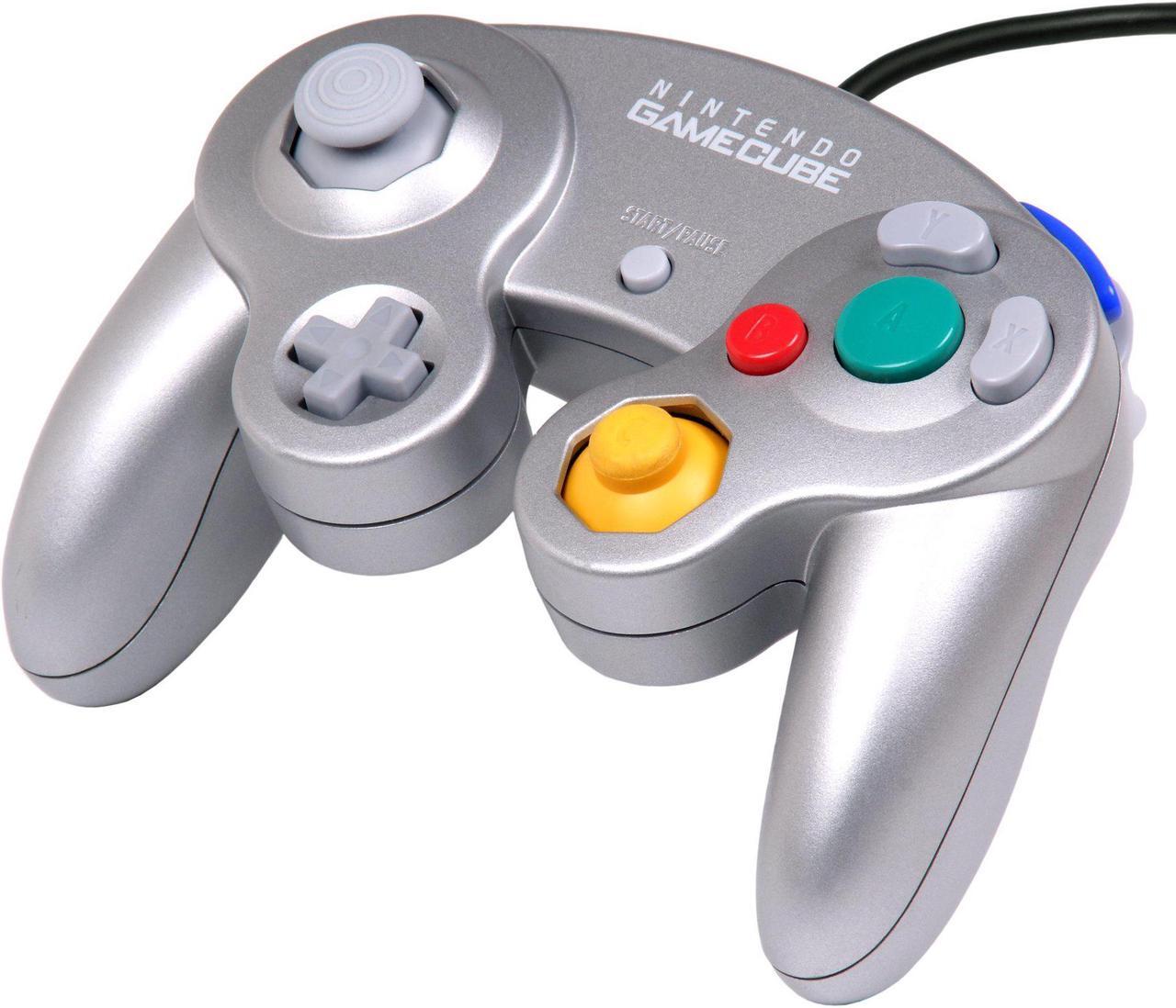 Alt view image 4 of 4 - Gamecube Console Platinum with Controller and 251 Block Memory Card