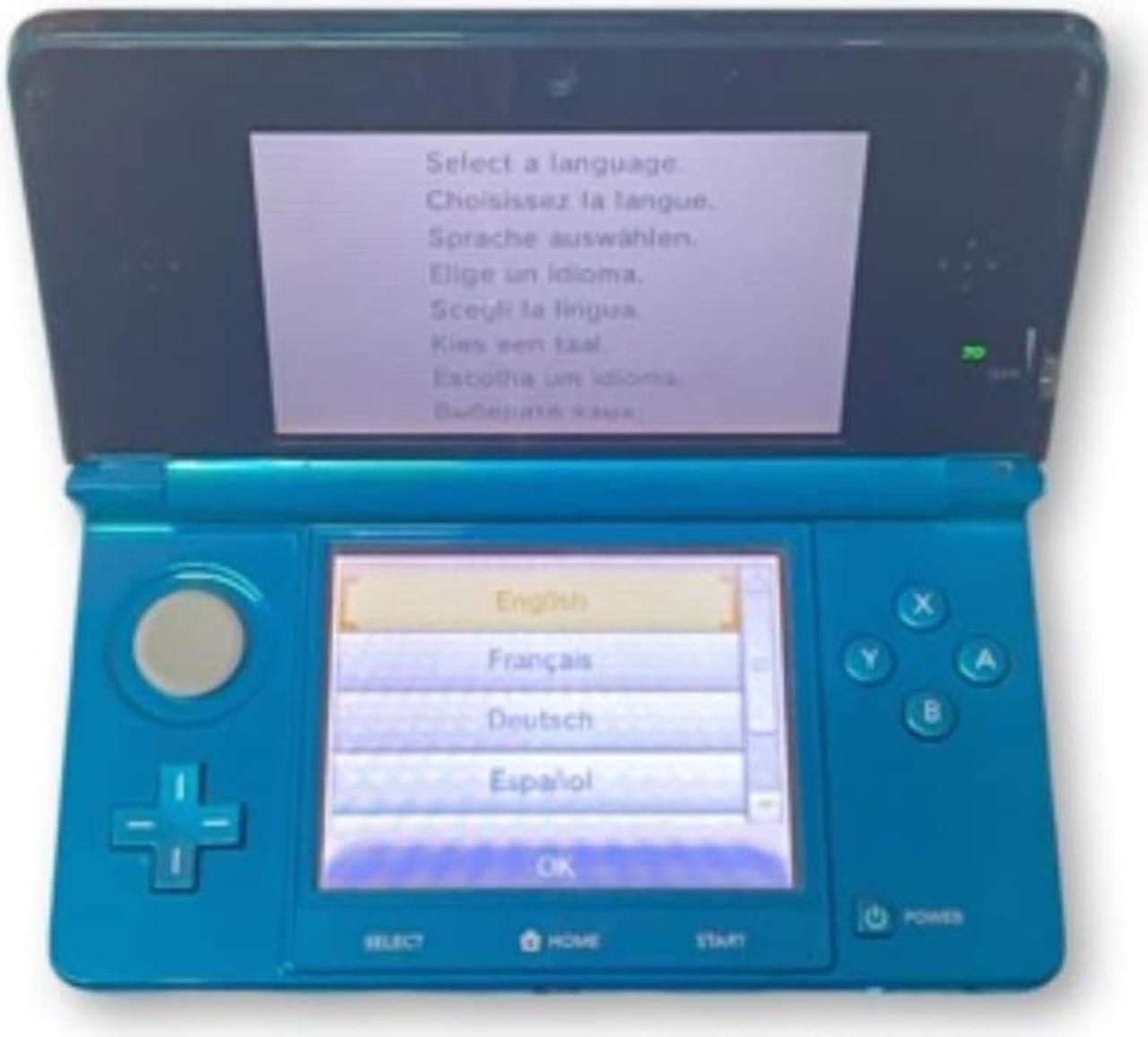 Alt view image 2 of 5 - Nintendo 3DS Console Aqua Blue Used