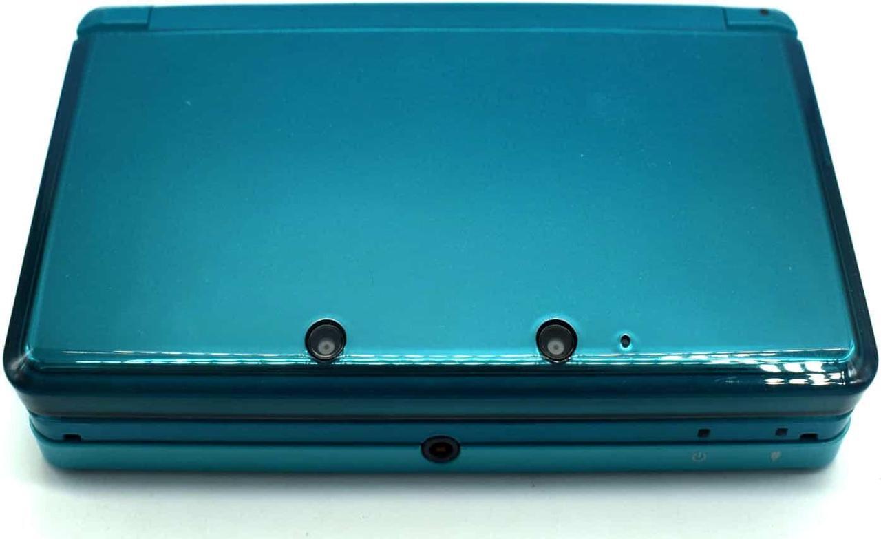 Alt view image 4 of 5 - Nintendo 3DS Console Aqua Blue Used