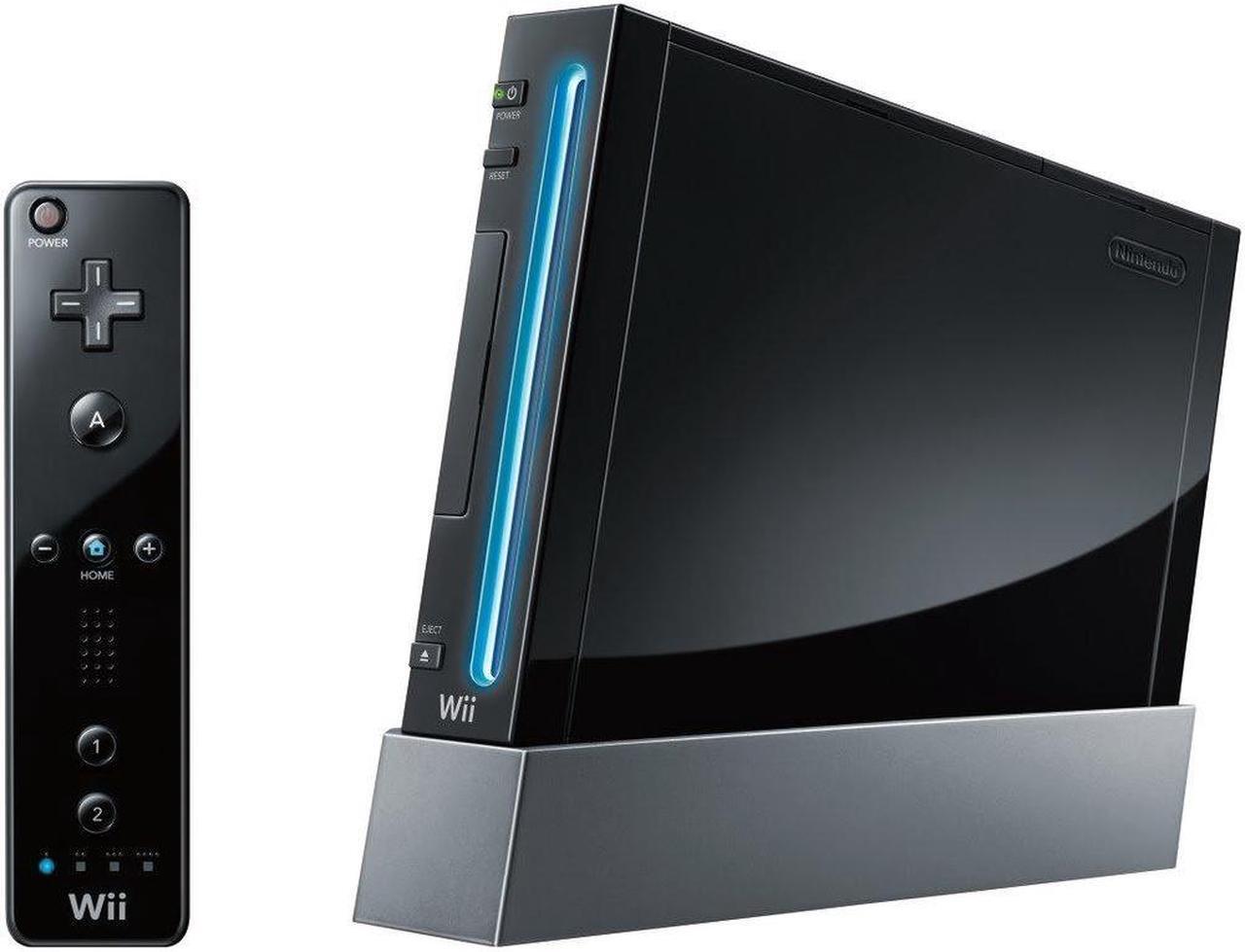 Alt view image 4 of 4 - Wii Console Black With Wii Sports & Wii Sports Resort