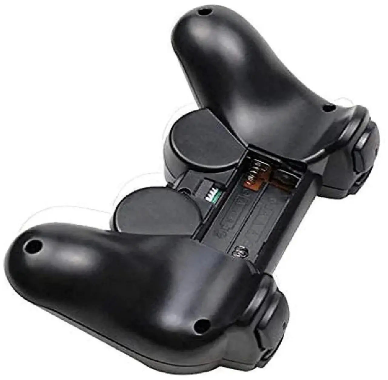 Alt view image 2 of 6 - RetroFam Wireless PS2 Controller 2-Pack for PlayStation 2 Console, Black - Consumer Electronics