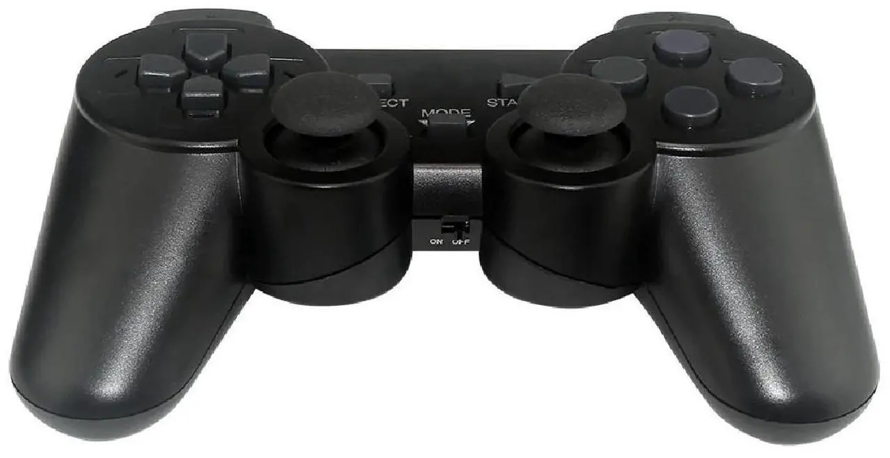 Alt view image 5 of 6 - RetroFam Wireless PS2 Controller 2-Pack for PlayStation 2 Console, Black - Consumer Electronics