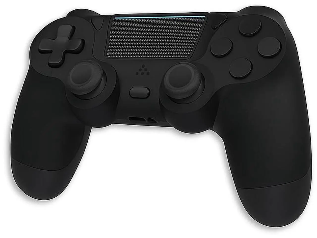 Alt view image 2 of 3 - RetroFam PS4 Wireless Gaming Controller with Charging Cable, Black - Premium Playstation 4 Accessory
