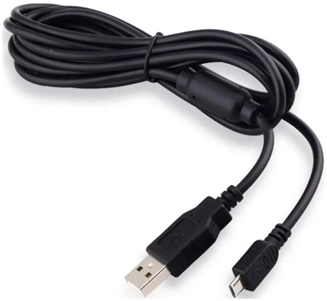 Alt view image 3 of 3 - RetroFam PS4 Wireless Gaming Controller with Charging Cable, Black - Premium Playstation 4 Accessory