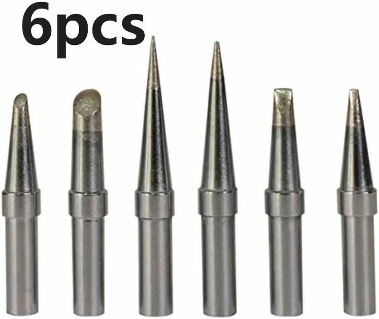 Main image of 6Pcs ET Lead Free Soldering Iron Tips Replacement For Weller WE1010NA  WESD51 WES5051 Soldering Repair Station