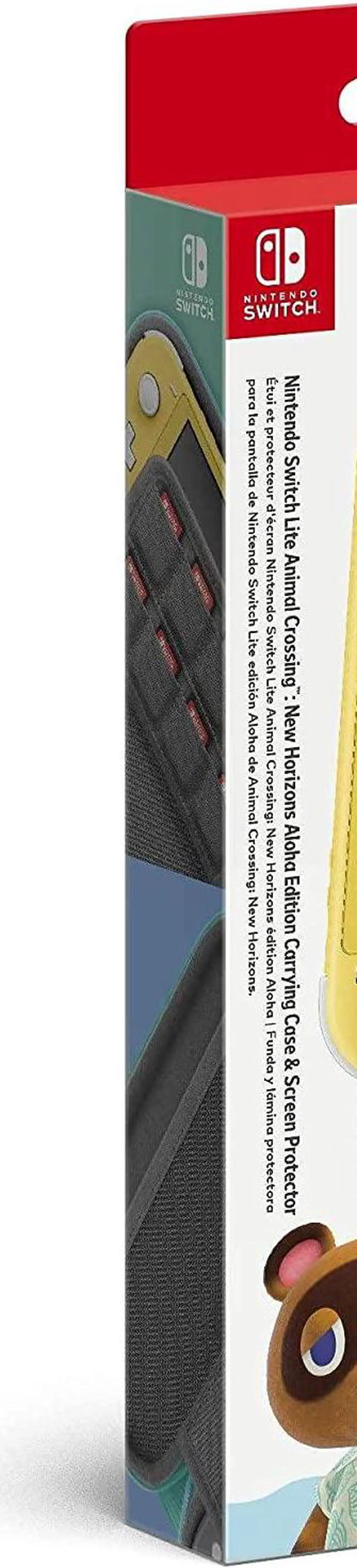 Alt view image 7 of 9 - Nintendo Switch Lite Carrying Case - Animal Crossing: New Horizons Aloha Edition