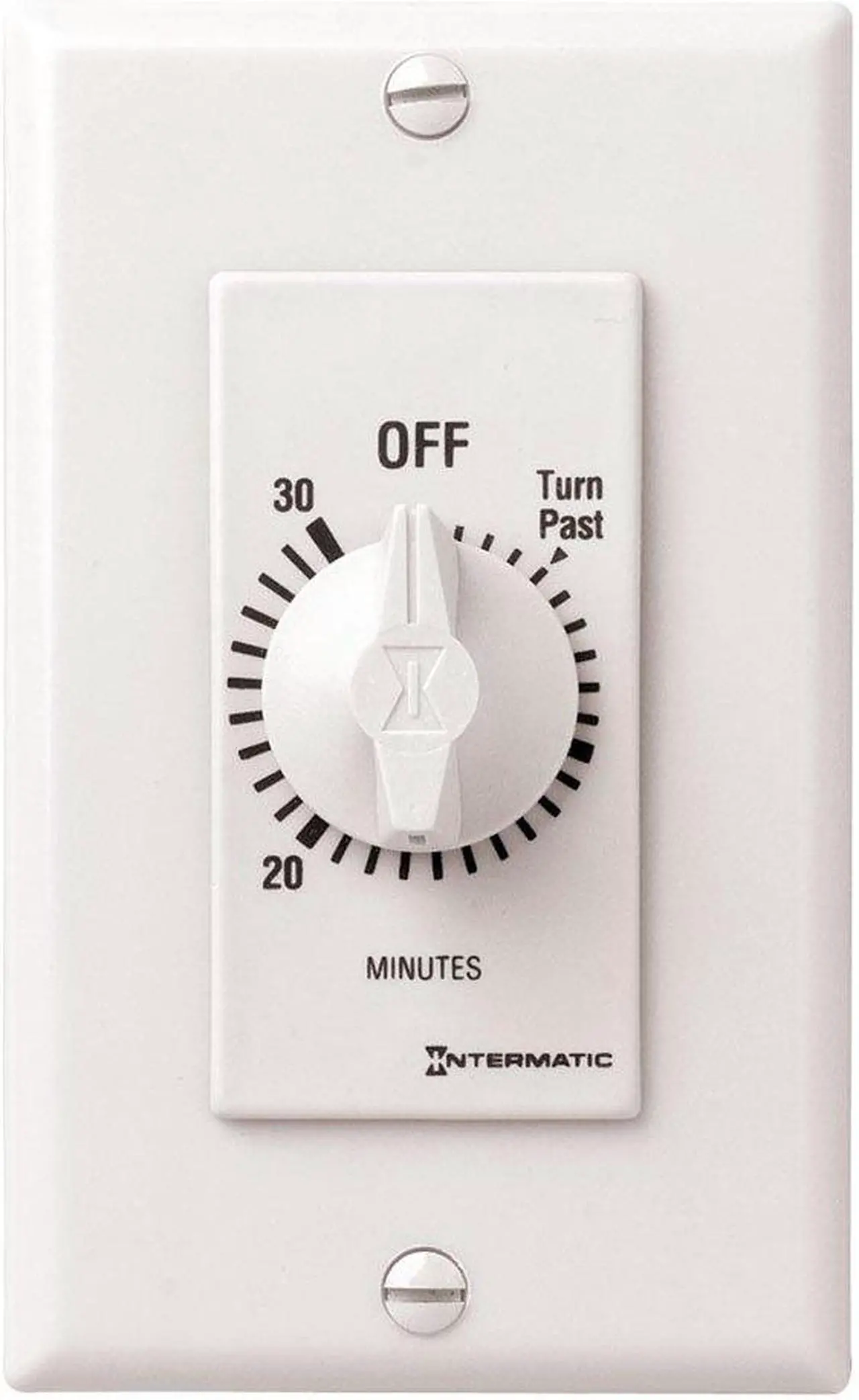 Alt view image 4 of 5 - Intermatic FD30MWC 30-Minute Countdown Wall Timer for Fans and Lights, White