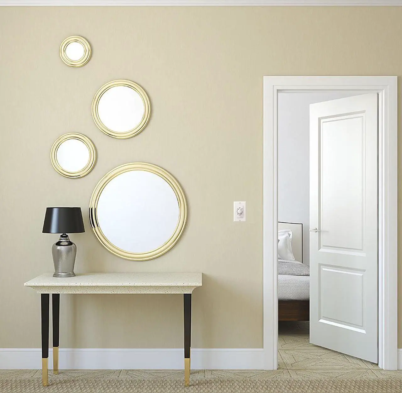 Alt view image 5 of 5 - Intermatic FD30MWC 30-Minute Countdown Wall Timer for Fans and Lights, White