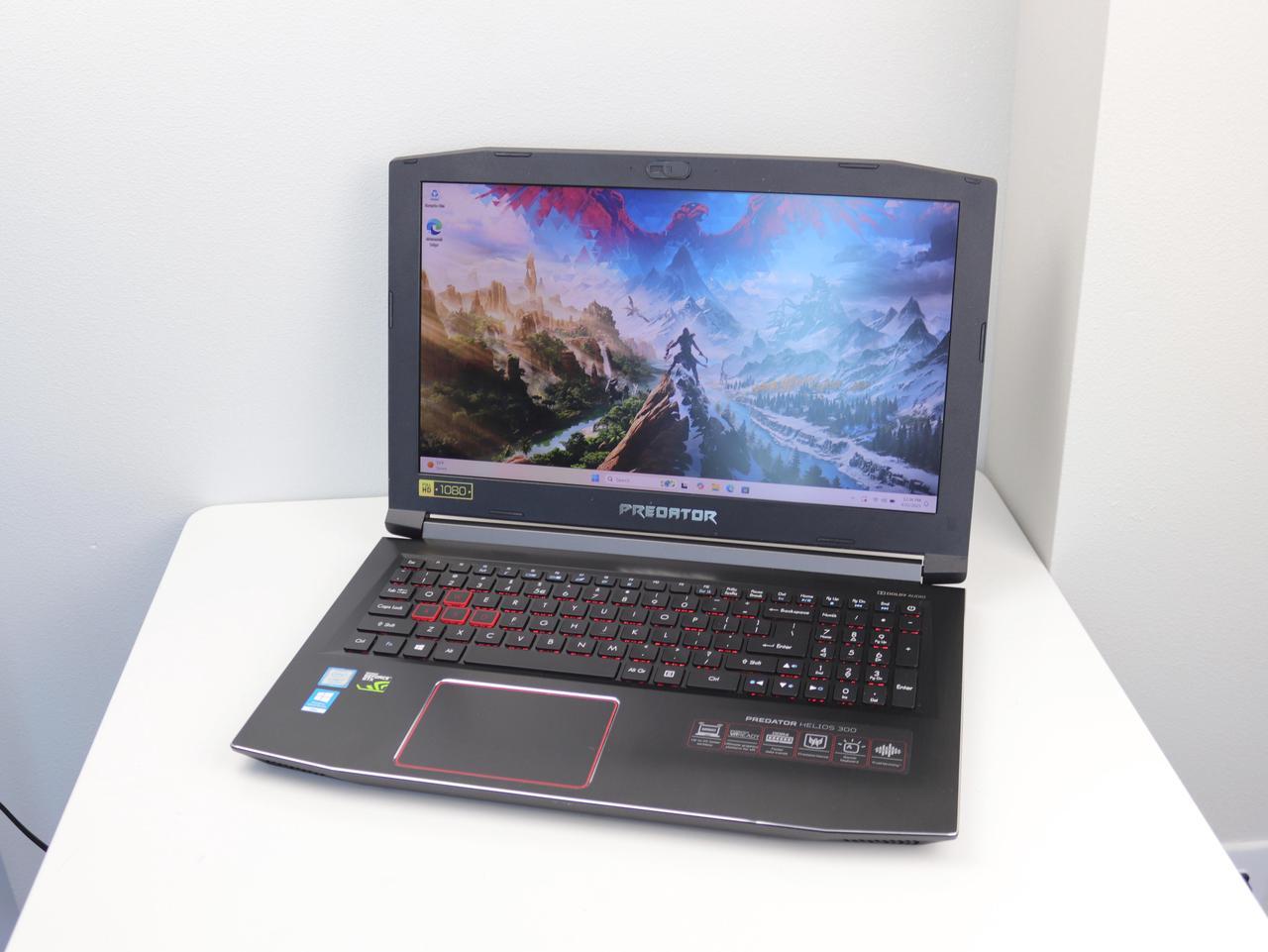 Main image of Acer America Predator Helios 300 G3-571-77QK 15.6" 144 Hz IPS Intel Core i7 7th Gen 7700HQ (2.80 GHz), 6GB NVIDIA GeForce GTX 1060, 16GB DDR4 Memory, 512GB SSD + 1TB HDD, Windows 11 Gaming Laptop