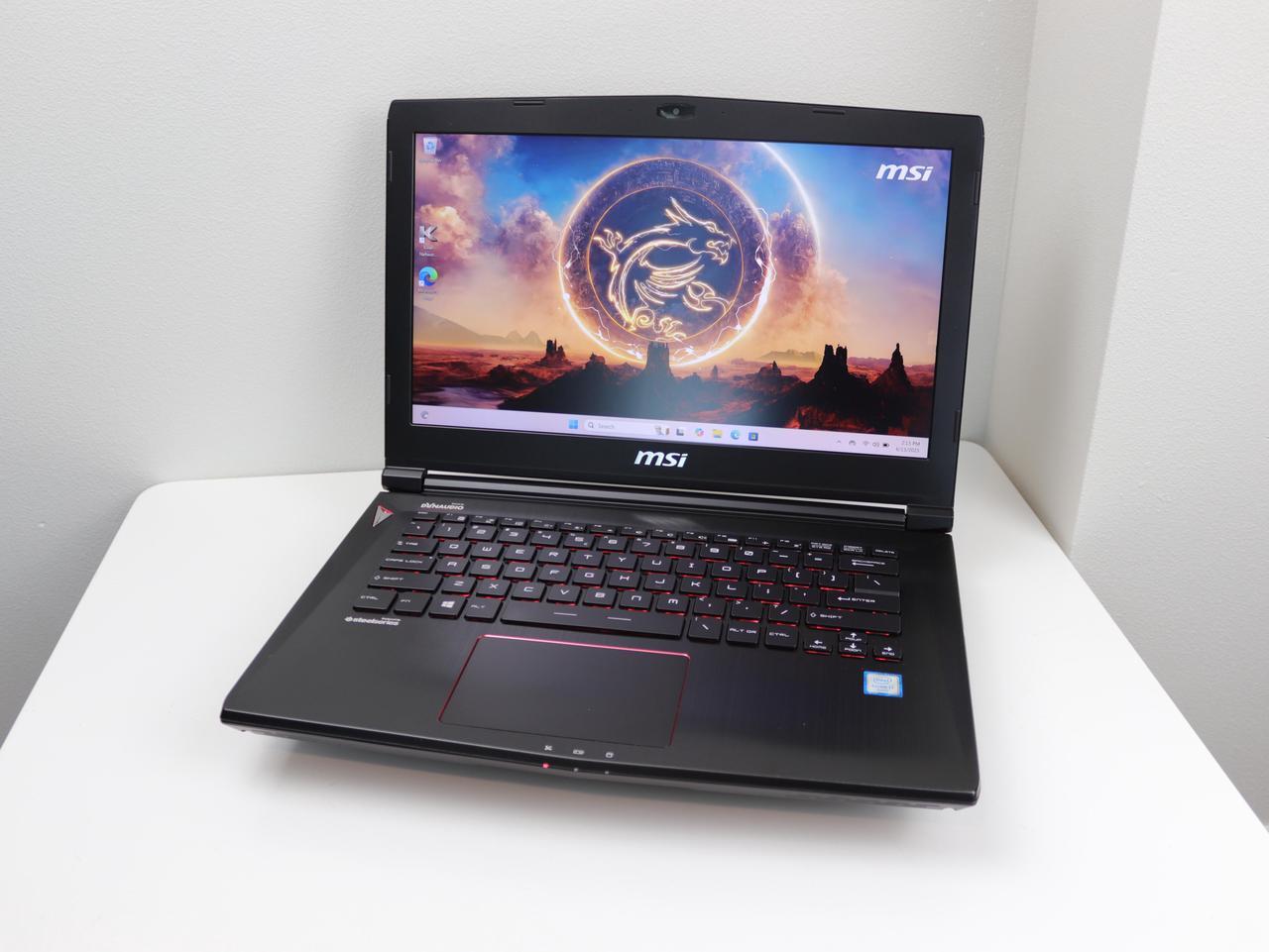 Main image of MSI GS Series - 14.0" Full HD NVIDIA GeForce GTX 970M - Intel Core i7-6700HQ - 32 GB DDR4 Memory - 256 GB SSD + 1TB HDD - Windows 11 Home 64-Bit Gaming Laptop - (GS40 6QE)