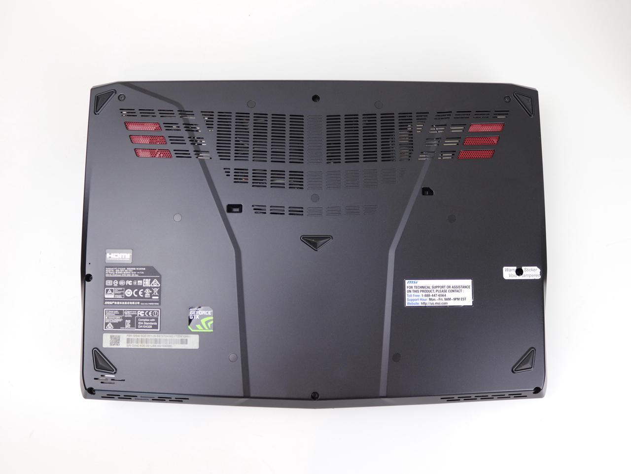 Alt view image 7 of 7 - MSI GS Series - 14.0" Full HD NVIDIA GeForce GTX 970M - Intel Core i7-6700HQ - 32 GB DDR4 Memory - 256 GB SSD + 1TB HDD - Windows 11 Home 64-Bit Gaming Laptop - (GS40 6QE)