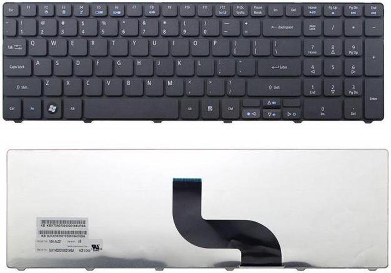 New Laptop Keyboard for Acer KB.I170A.172 PK130C94A00 KBI170A172 V104730DS3 UI 90.4HV07.S1D 904HV07S1D KB.I170A.056 KBI170A056 NSK-ALA1D 9JN1H82A1D93505023 MP-09B23U4-442 US Black color