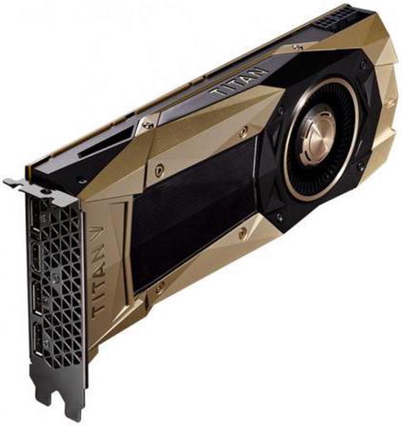 Alt view image 2 of 3 - NVIDIA TITAN V Graphic Card - 1.20 GHz Core - 1.46 GHz Boost Clock - 12 GB HBM2 - Dual Slot Space Required