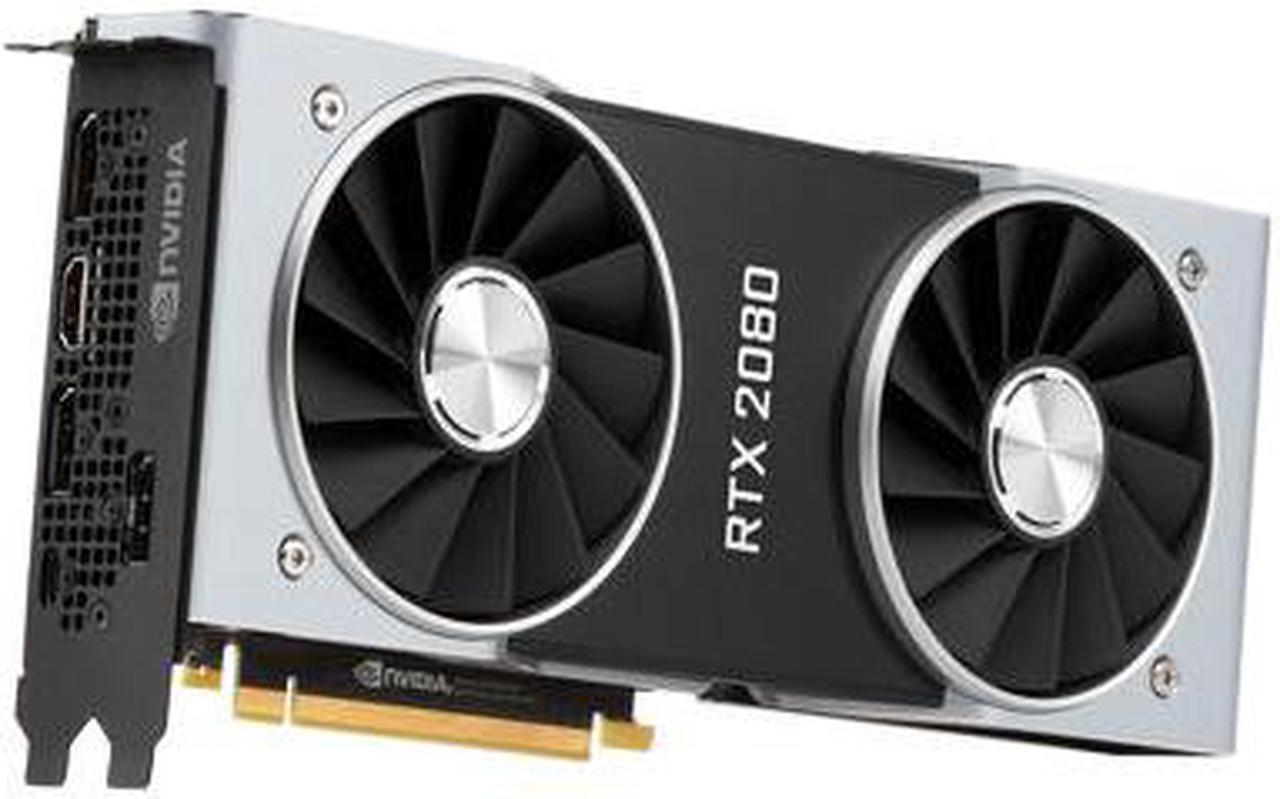 Alt view image 6 of 7 - NVIDIA Official GeForce RTX 2080 Founders Edition 8GB GDDR6 PCI Express 3.0 Graphics Card