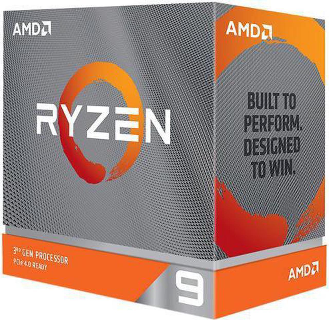 AMD Ryzen 9 3900XT - Ryzen 9 3rd Gen 12-Core 3.8 GHz Socket AM4 105W Desktop Processor - 100-100000277WOF