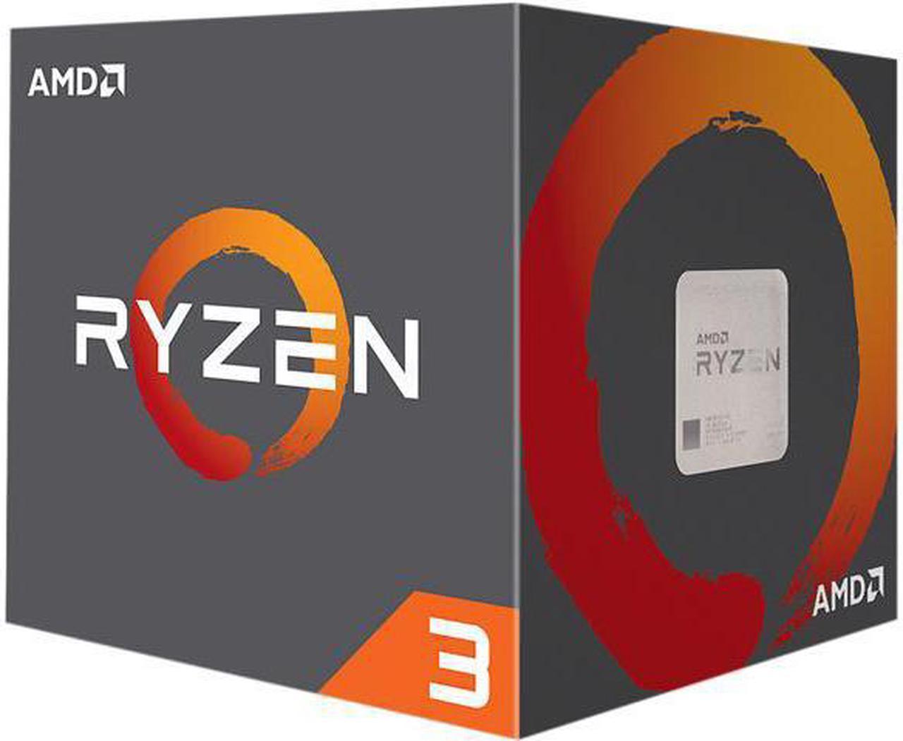 AMD Ryzen 3 1st Gen - RYZEN 3 1200 Summit Ridge (Zen) 4-Core 3.1 GHz (3.4 GHz Turbo) Socket AM4 65W YD1200BBAEBOX Desktop Processor