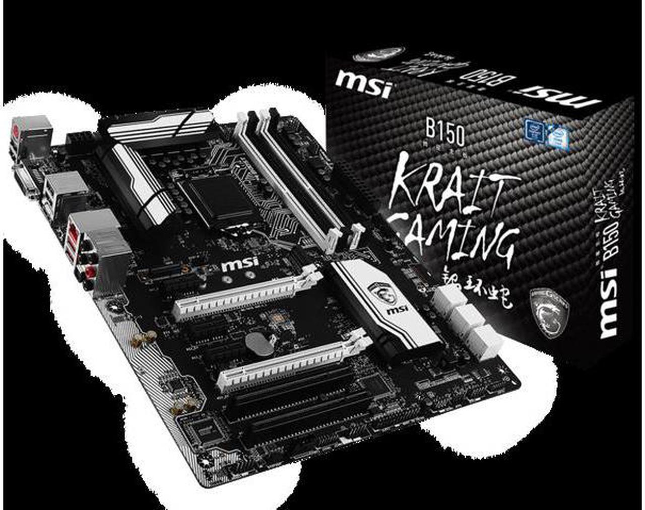 Main image of MSI B150 KRAIT GAMING Original New Desktop Motherboard B150 Socket LGA 1151 i3 i5 i7 DDR4 64G SATA3 ATX