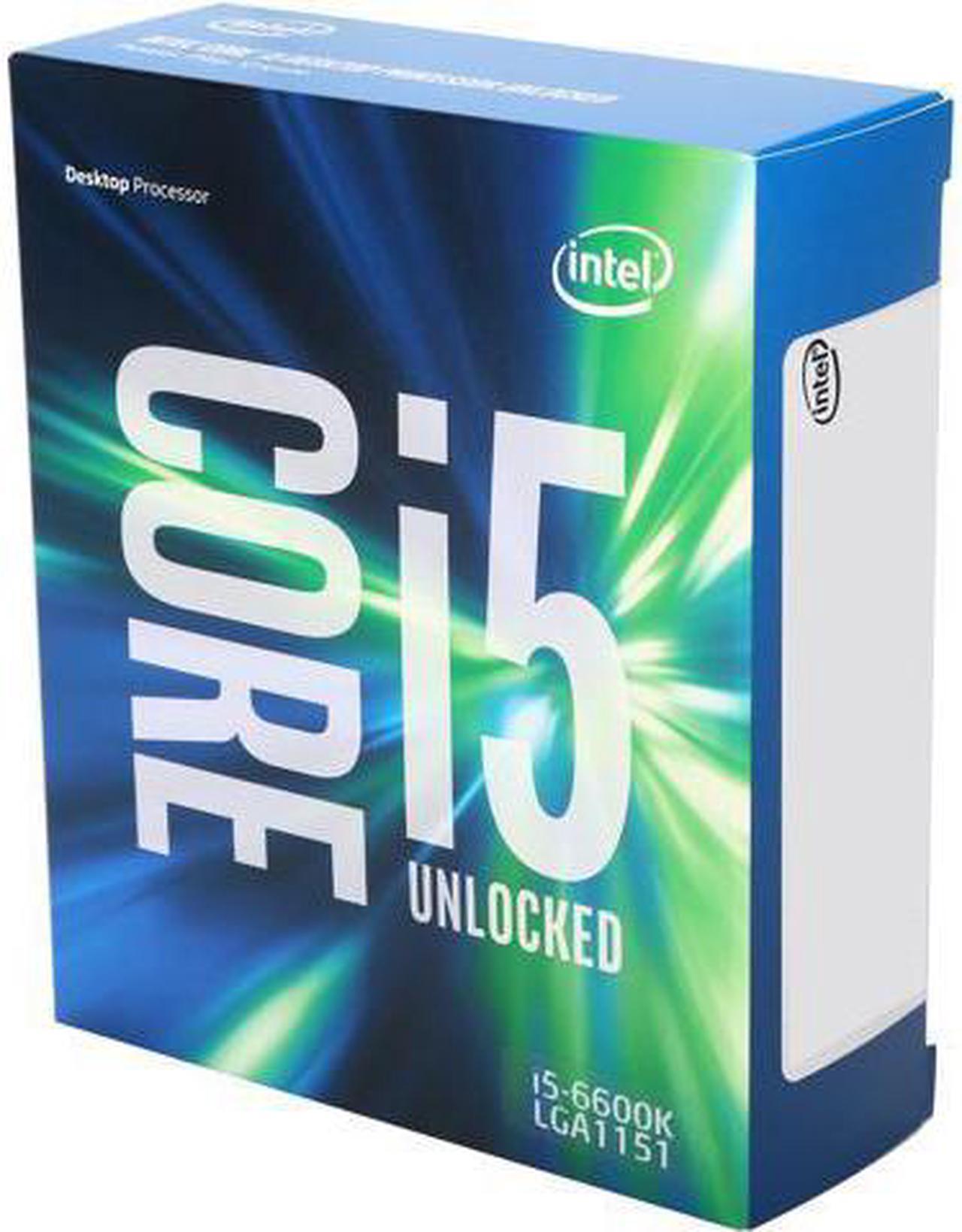 Intel Core i5 6th Gen - Core i5-6600K 6M Skylake Quad-Core 3.5 GHz LGA 1151 91W BX80662I56600K Desktop Processor Intel HD Graphics 530