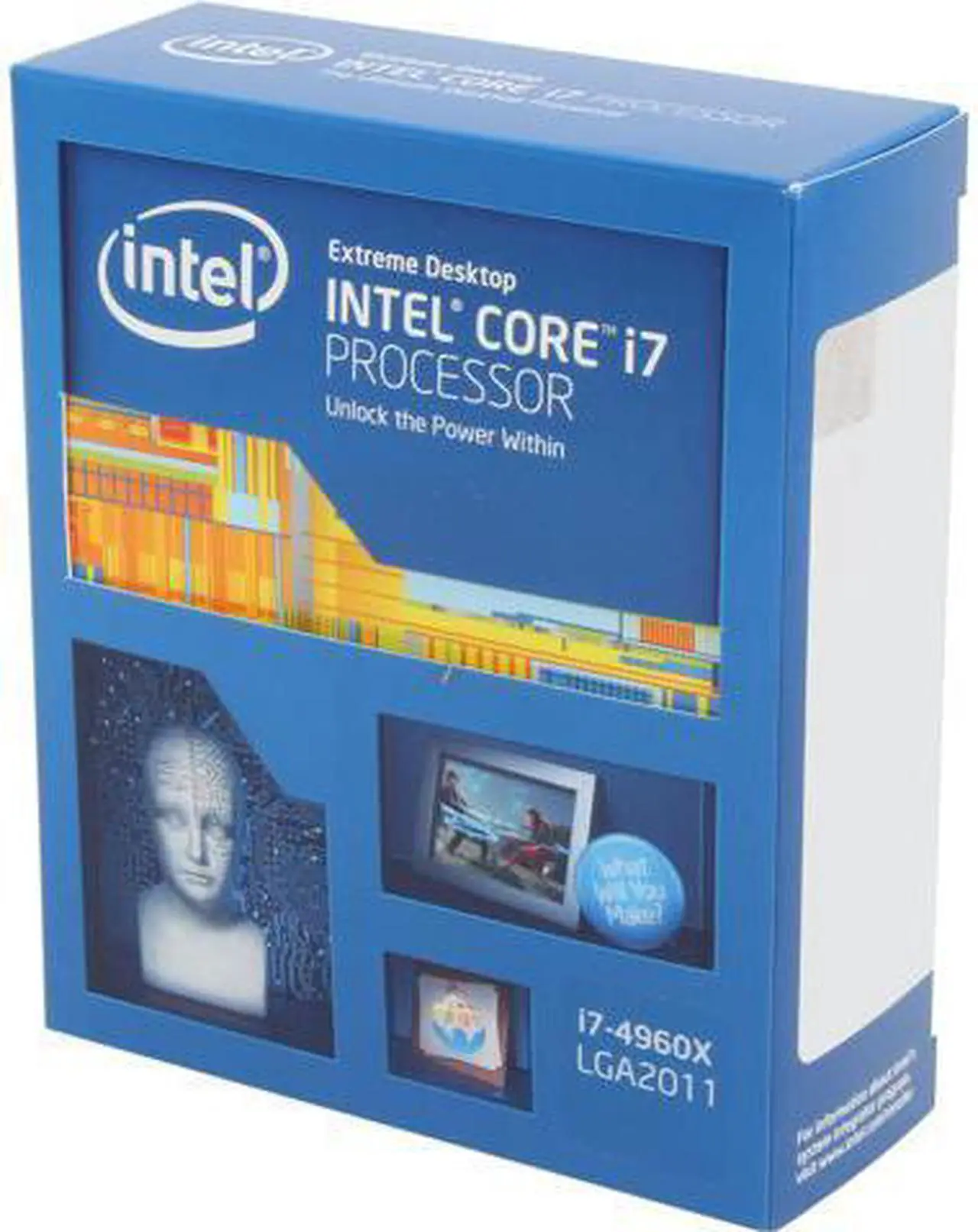 Main image of Intel Core i7-4960X - Core i7 4th Gen Ivy Bridge-E 6-Core 3.6GHz (Turbo 4GHz) LGA 2011 130W Desktop Processor - BX80633i74960X