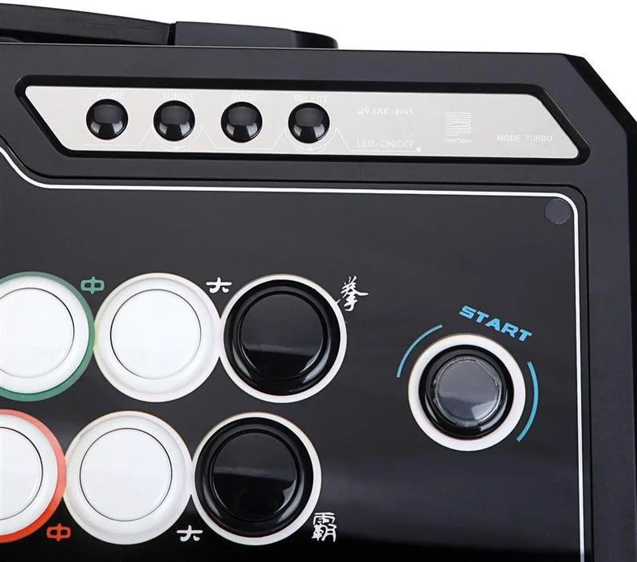 Alt view image 3 of 4 - QANBA Q4 Fluorescent (Square) Arcade Game Joystick Support switch/PS3/PC international version
