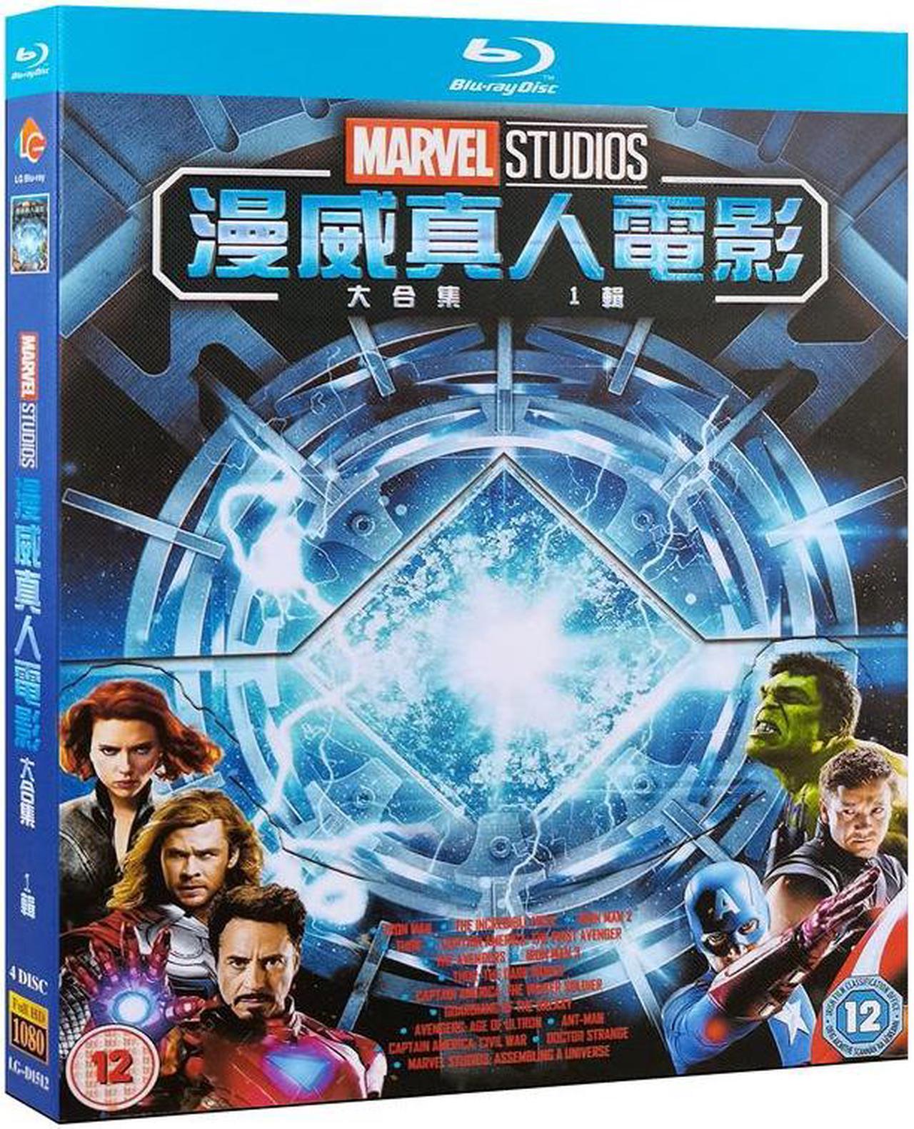 Main image of international version Blu-ray film Marvel Cinematic Universe Collection1(2008-2016)BD Marvel Cinematic Universe English Subtitles