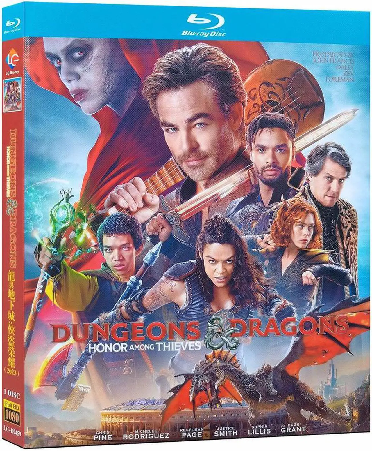Main image of international version Blu-ray film Dungeons & Dragons: Honor Among Thieves(2023)BD American movies English Subtitles
