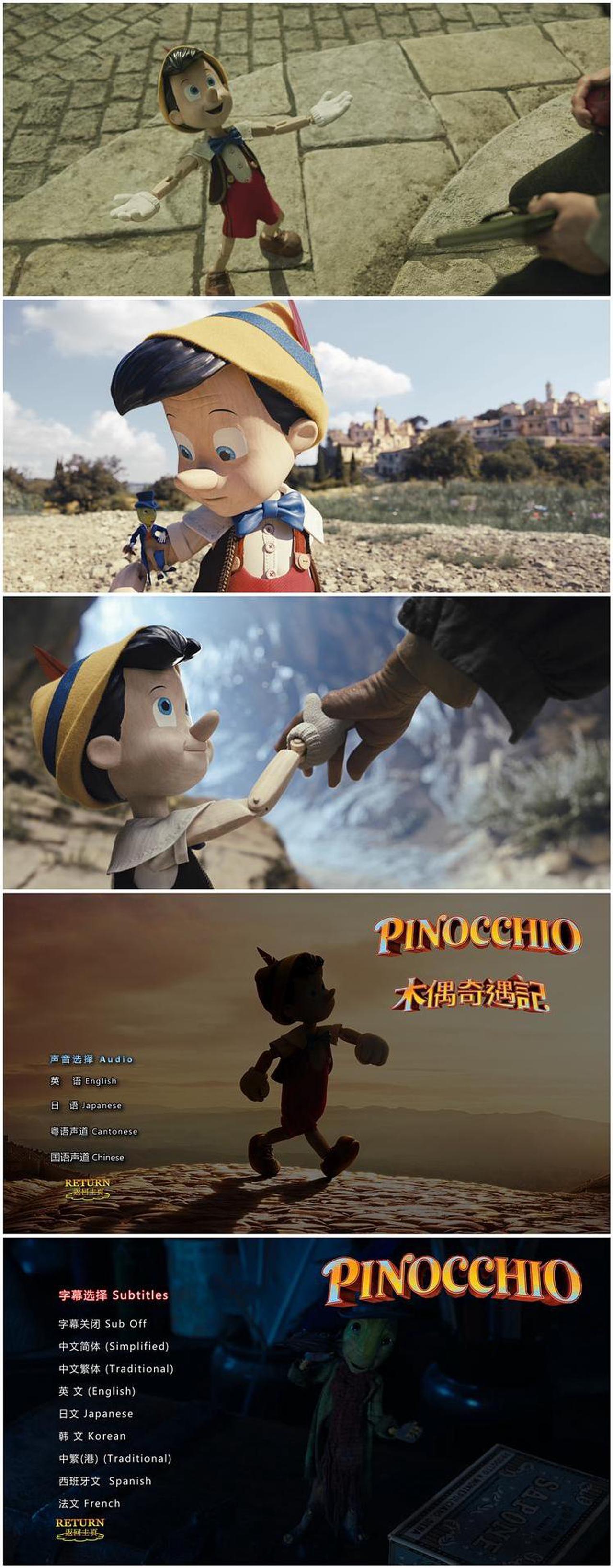 Alt view image 3 of 3 - international version Blu-ray film Pinocchio(2022)BD American movies English Subtitles