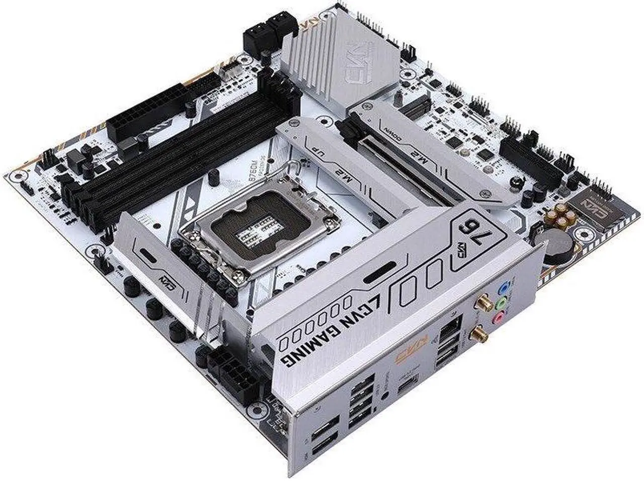 Alt view image 5 of 5 - Colorful CVN B760M FROZEN WIFI D5 V20 Motherboard Intel B760 LGA 1700 192GB DDR5 M-ATX