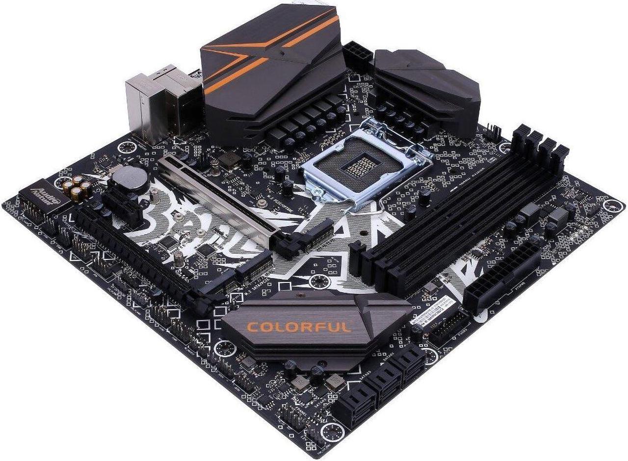 Alt view image 3 of 4 - Colorful BATTLE-AX Z370M GAMING V20 Motherboard Intel Z370 LGA 1151 64GB DDR4 M-ATX