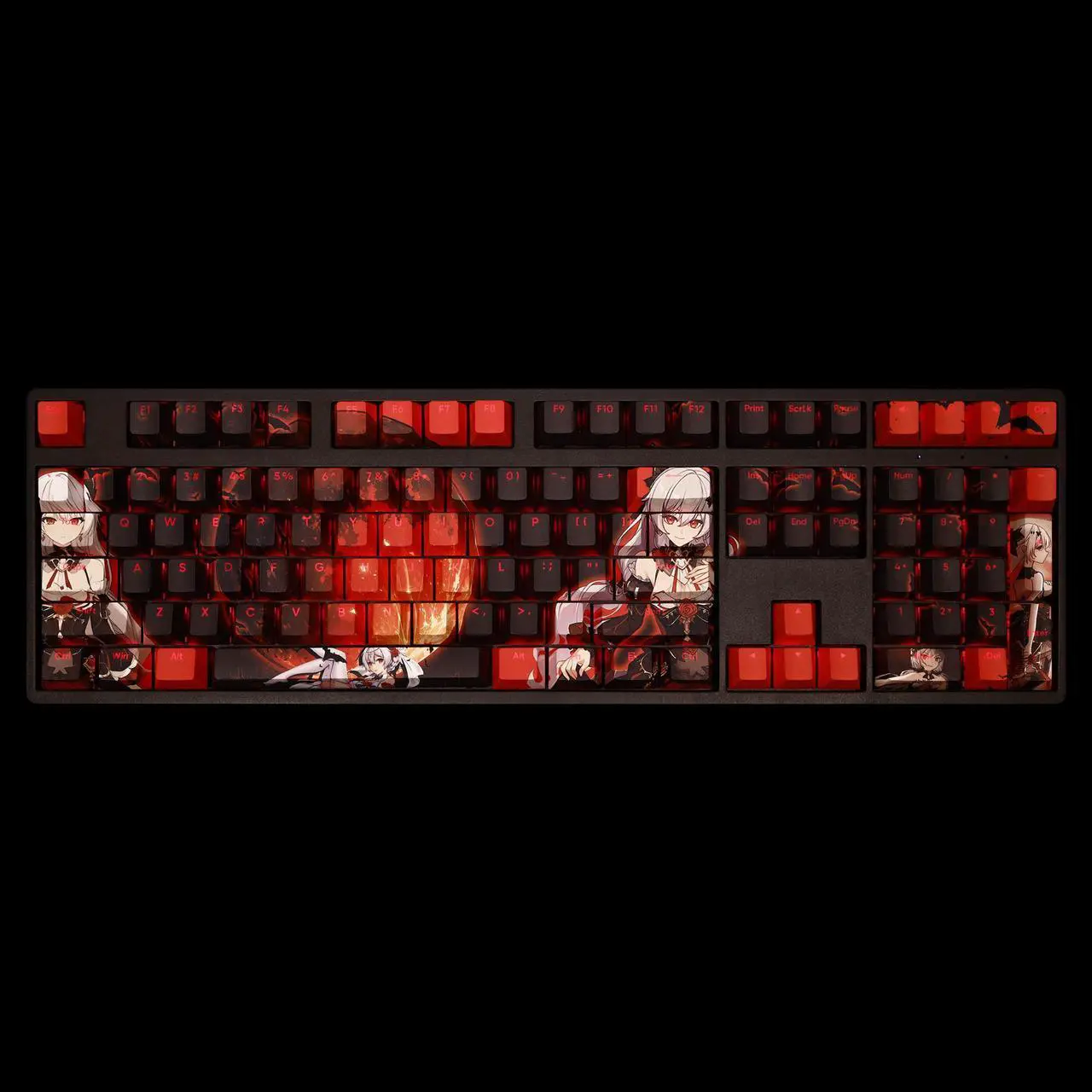 Main image of Honkai Impact 3 Theresa Apocalypse translucency PBT heat-sublimation keycaps 108key Cherry Height