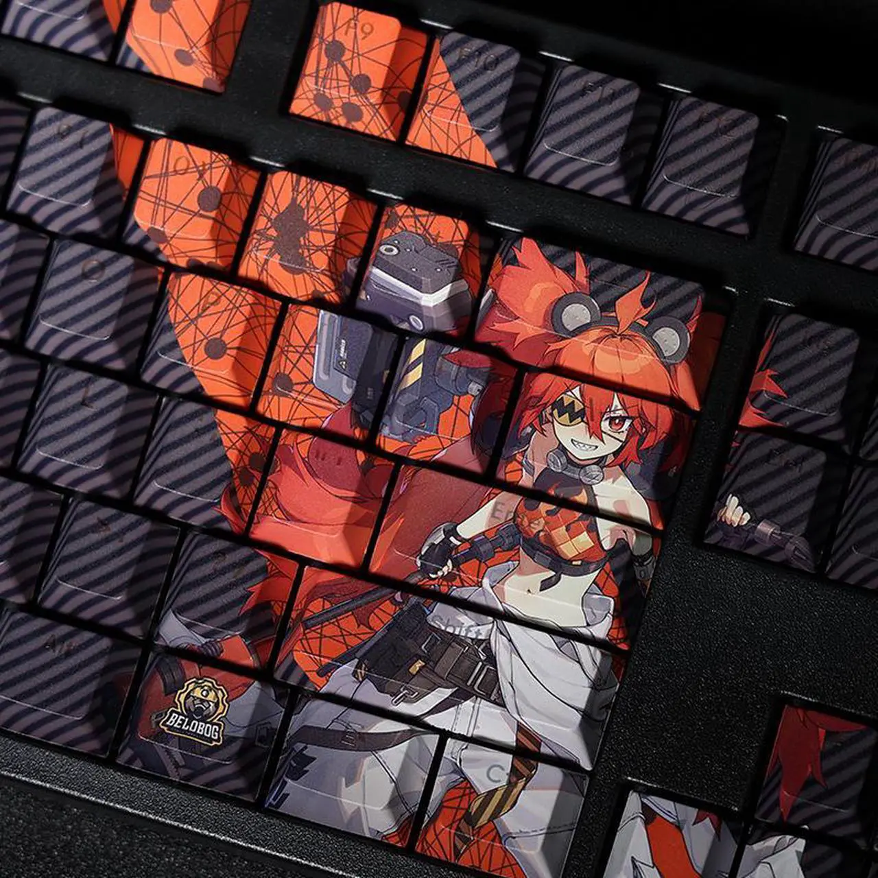 Alt view image 4 of 7 - Zenless Zone Zero Koleda Belobog Light tight PBT heat-sublimation keycaps 108key Cherry Height